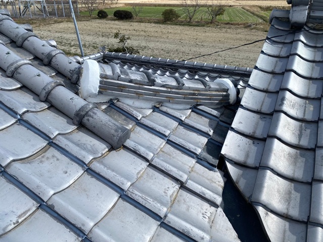 20250225　稲美町　S様　雨漏り屋根工事施工写真